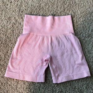 Women Biker shorts, size small, never worn, pink